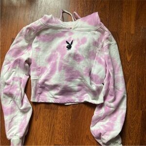 Playboy cropped hoodie